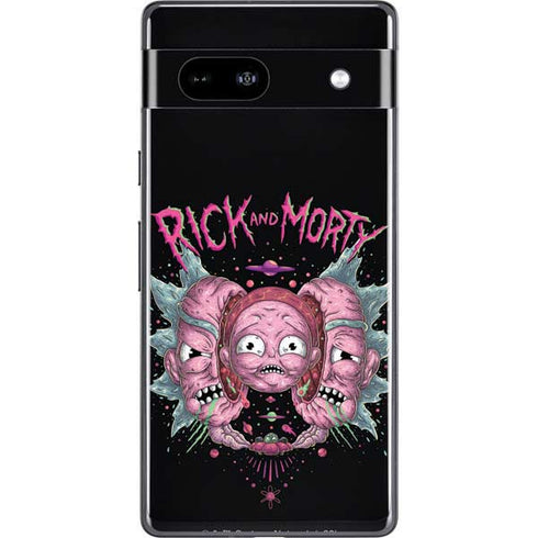 Adult Swim Rick and Morty Split Head Rick Google Pixel 7a Skin